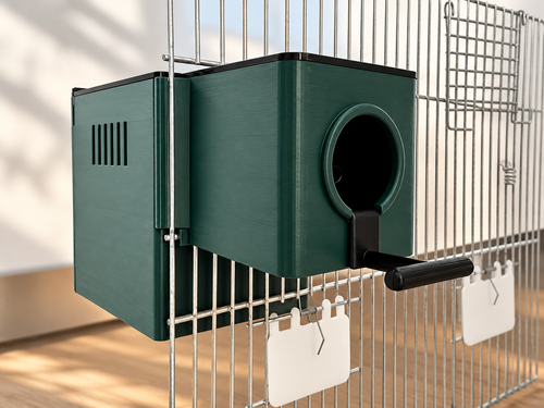 NESTA. Premium Broedhok voor Gouldamadines -  Pine Green